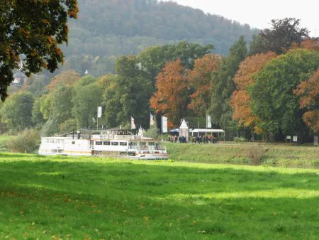 Herbst am Dampferanleger                