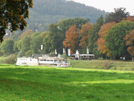 Herbst am Dampferanleger                